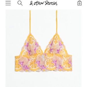 & Other Stories Lemon Slice Bralette